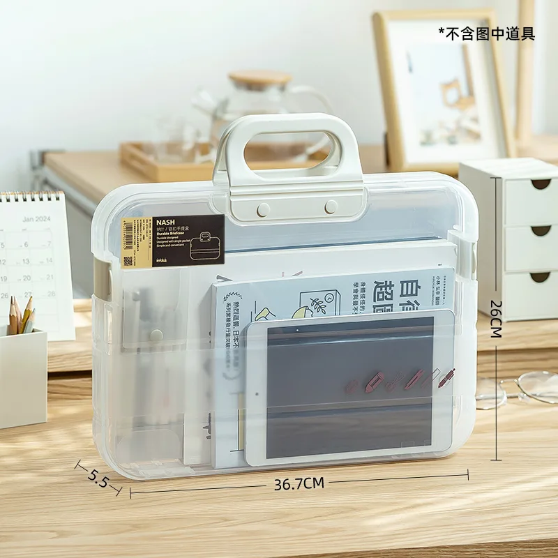 Life Storage with a Smile 😊: Adorable Plastic Organizers for a Happier Home! 1 半透明白色 1