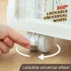 Movable Bookshelf Storage 4-colors Movable Bookshelf Storage 4-colors Transparent plastic trolley with wheels Mobile shelf mobile Highly attractive storage shelves