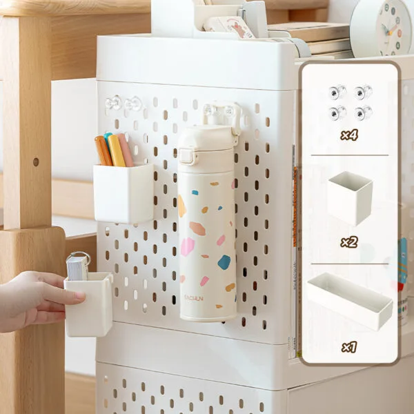 Multi-Tier Bookshelf Storage 3-specifications book plastic large capacity mobile small cart storage shelf desk under storage and organization shelf